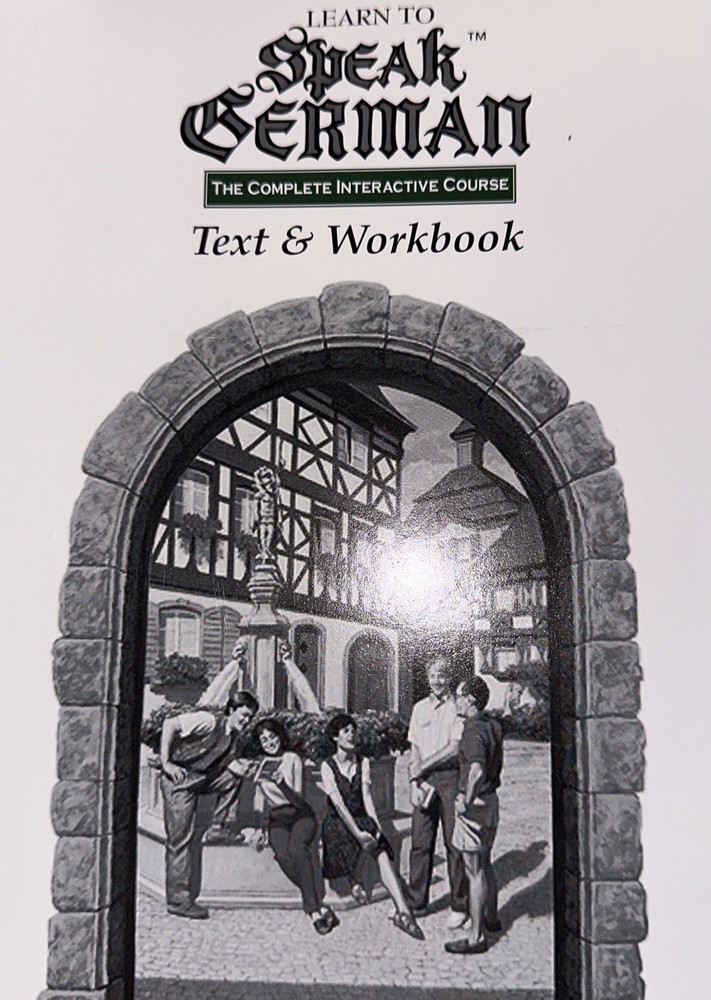 Learn to speak GERMAN - THE COMPLETE INTERACTIVE COURSE Version 6.0 WINDOWS PC