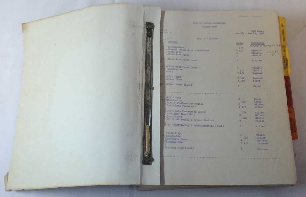 1966 BOEING 727-SIC Pilot Operations Manual 1-4