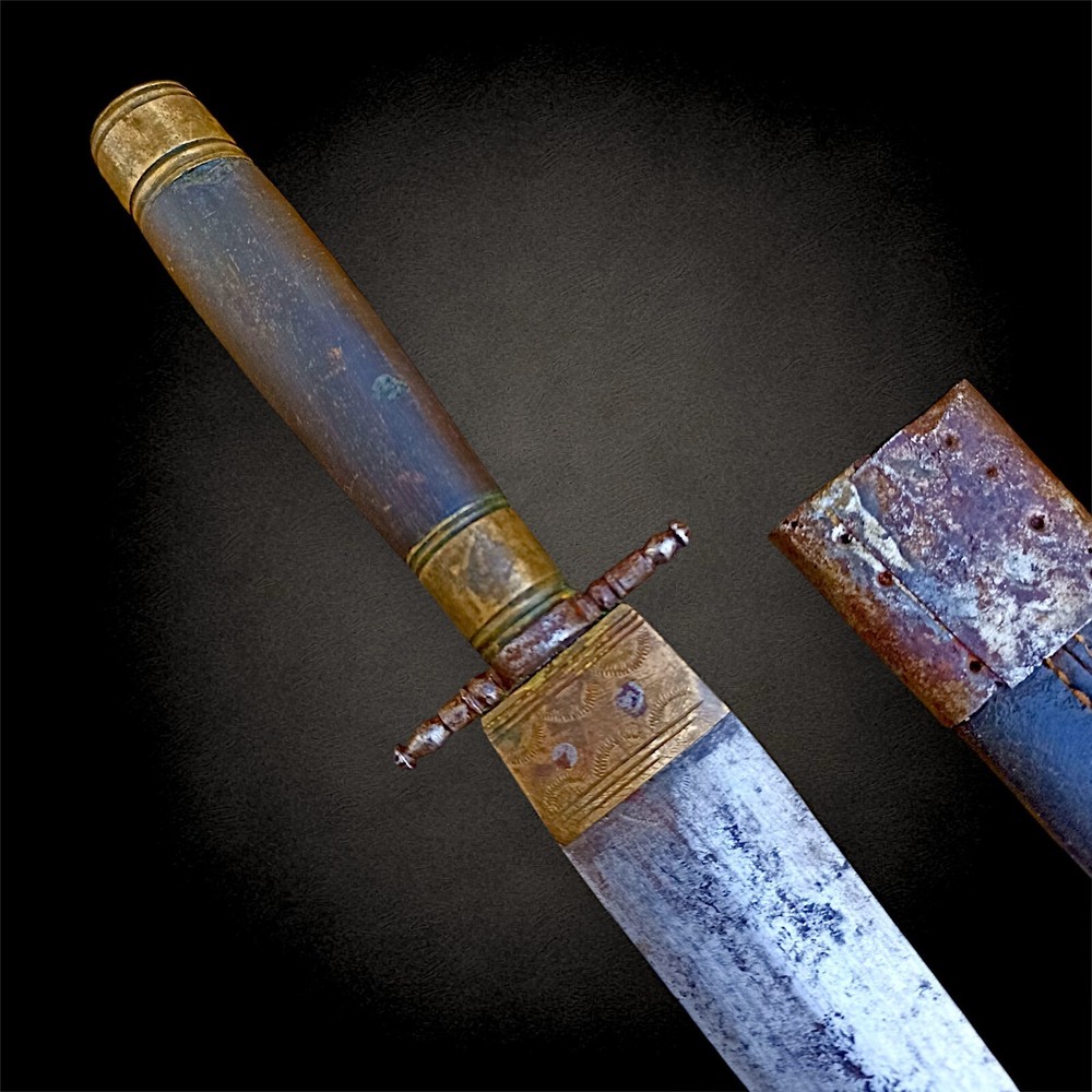 18th - 19th Century Spanish Dagger w Scabbard