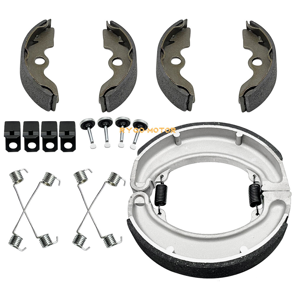 Front & Rear Brake Shoes Pins Kit for Honda Fourtrax 300 2x4 1988-2000 TRX300