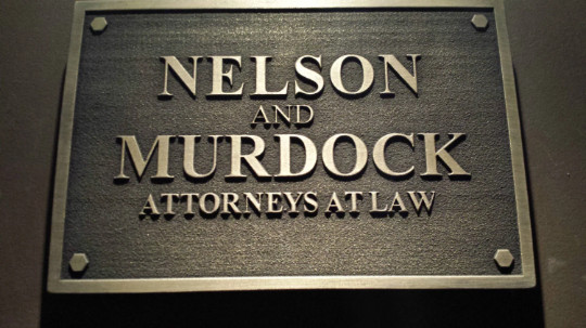 nelson and murdock daredevil plaque