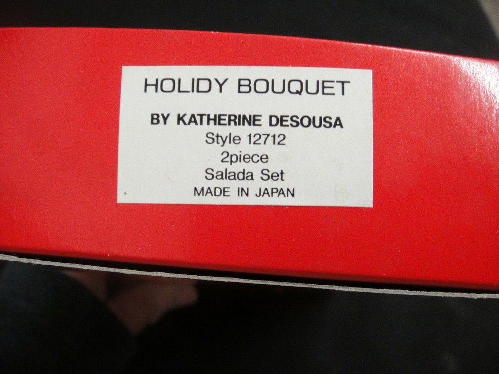 YAMAZAKI TABLEWARE HOLIDY BOUQUET 2peice Salad Set