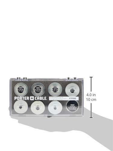 PORTER-CABLE Router Template Guide, 9-Piece (42000)