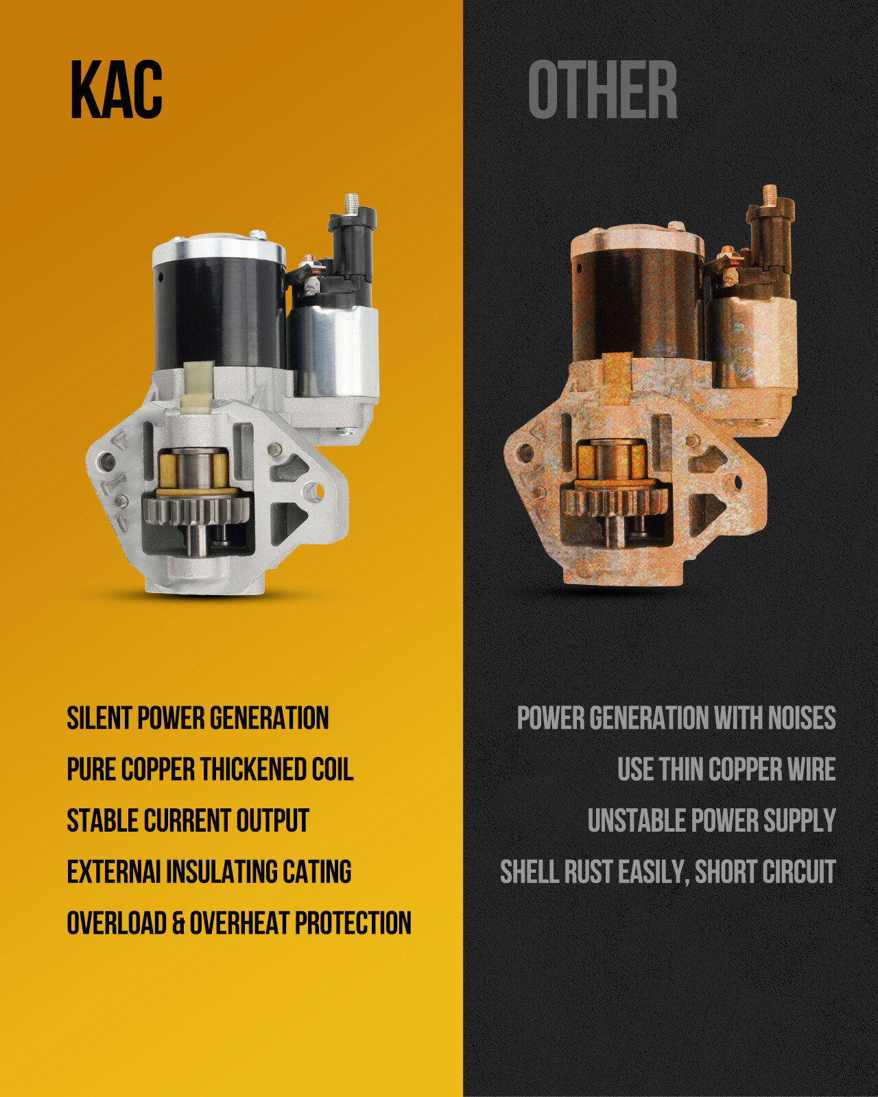 4HP High Torque Mini Starter Black for Chevy 350 454 SBC BBC 168 Tooth