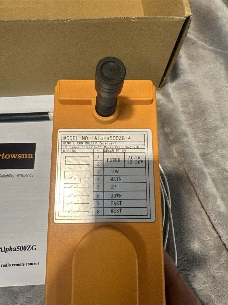 Industrial Wireless Crane Remote Control Switch 1 Receive + 1 Transmitter 12V24V