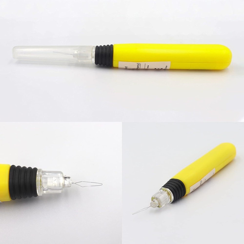 2pcs LED Needle Threader Sewing Tools Illuminated Threader Manual Threader Light