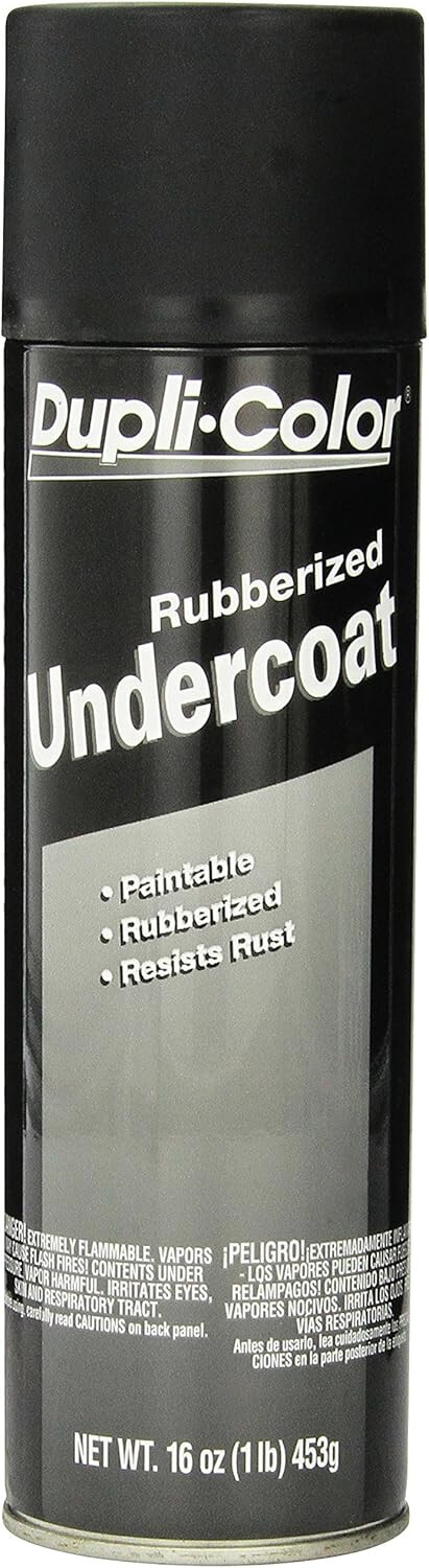 Duplicolor UC101 Undercoating Paintable Rubberized Undercoat 16oz. Spray 12 pack