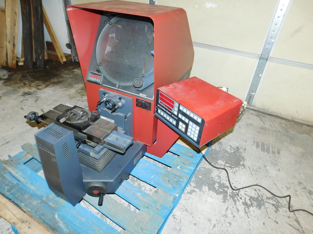 STARRETT PRECISION OPTICAL HB350 QUADRA CHEK 2000 OPTICAL COMPARATOR (#4725)