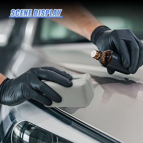 Suede Microfiber Applicator Pad, Ceramic Coating Sponge Pads, Automotive 4PCS