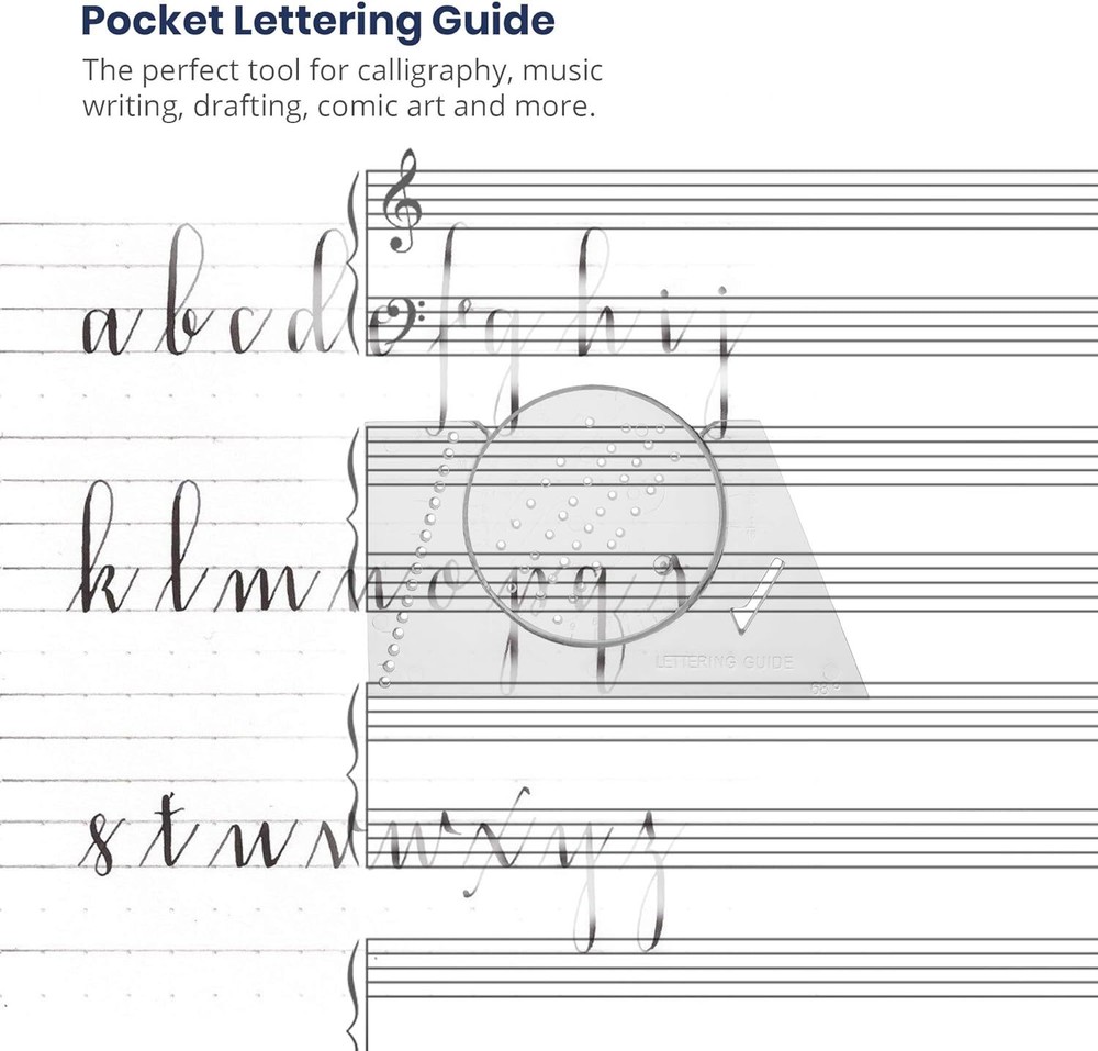 Pacific Arc, Ames Lettering Guide for Writing, Architecture, and Drawing 2 Pack