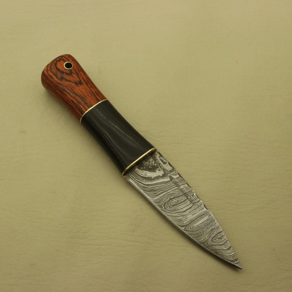 8 inches Celtic Scottish Dirk SGIAN DUBH DAGGER Bone Handle Knife.