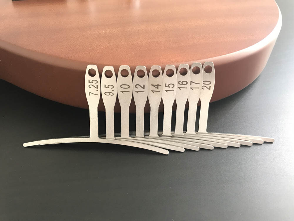 ElmerGuitar Understring Radius Gauge, set of 9