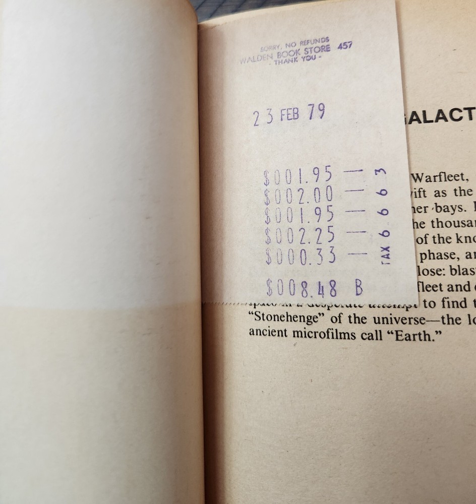 Battlestar Galactica Paperback Book 1978