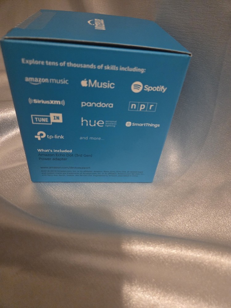 Amazon Echo Dot (3rd Generation) Smart Speaker with Alexa - Charcoal