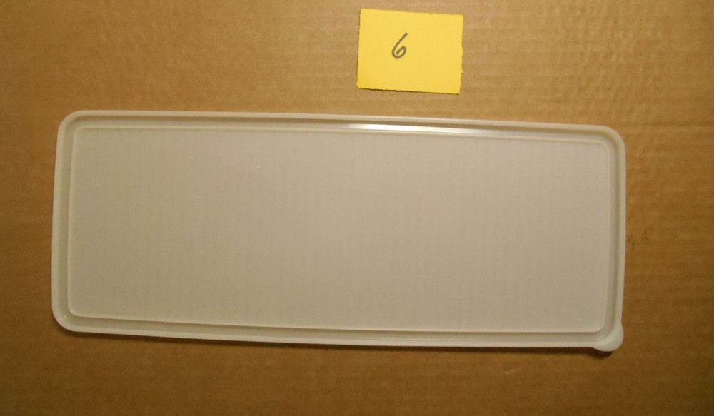 Tupperware White Sheer #3996 Fridgesmart Replacement Rectangle Clear Lid Only Y6