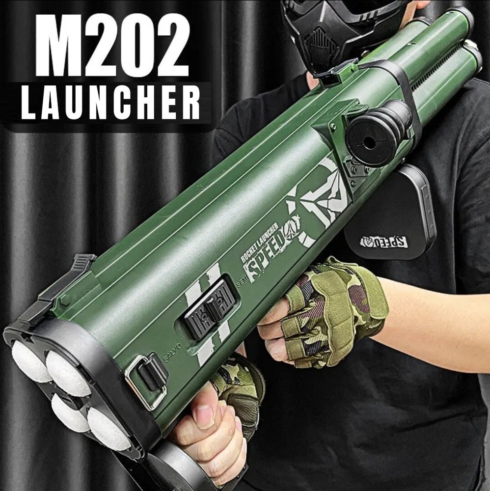 M202 Soft Bullet/Foam Rocket Launcher w/Select Fire Modes