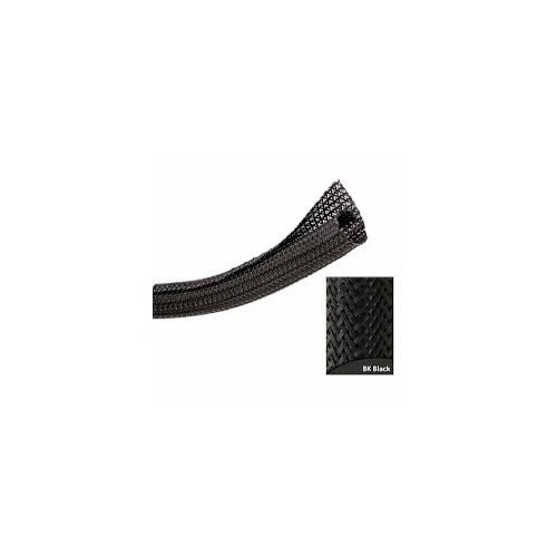 1/2" Black Split Wrap Wire Loom - 10 Feet Keep It Clean