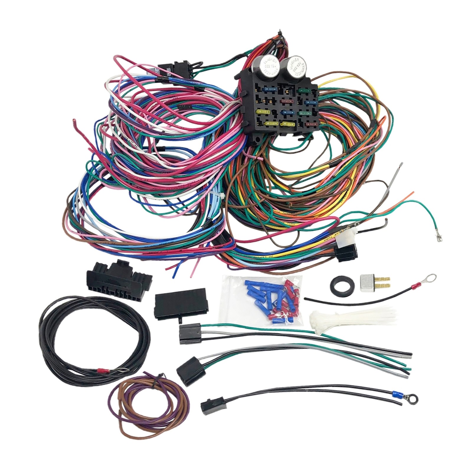 Universal Wire 12 Circuit Wiring Harness For Chevy Ford Street Hot Rod