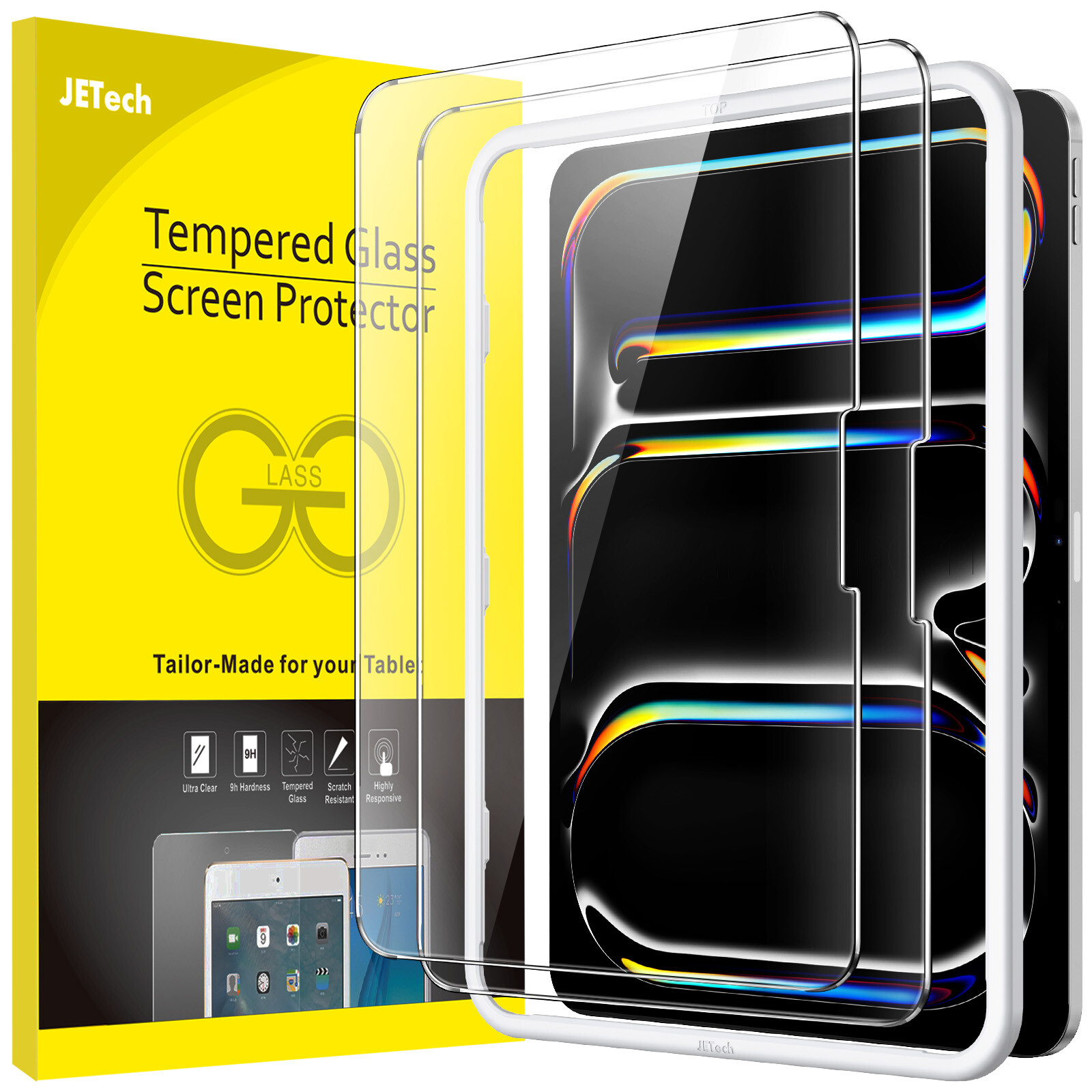 Screen Protector for iPad Pro 11/13 M4 (2024) and iPad Air 11/13 M2 (2024)