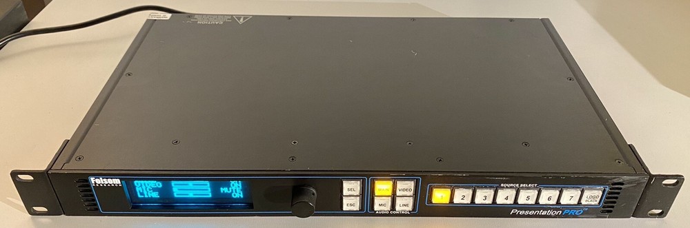 FOLSOM PS2001 PRESENTATION PRO VERSION 2.05 USA MADE