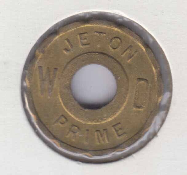 FRANCE Token Prime 'W D' (U764)