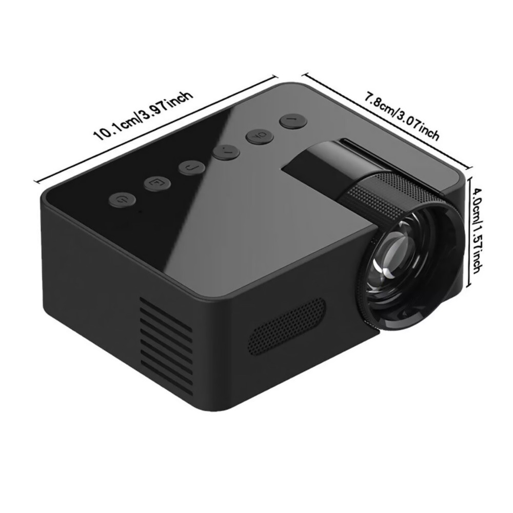 165g Mini Projector 1080P HD AUX/USB/Type-C Various Media Format Support YT100