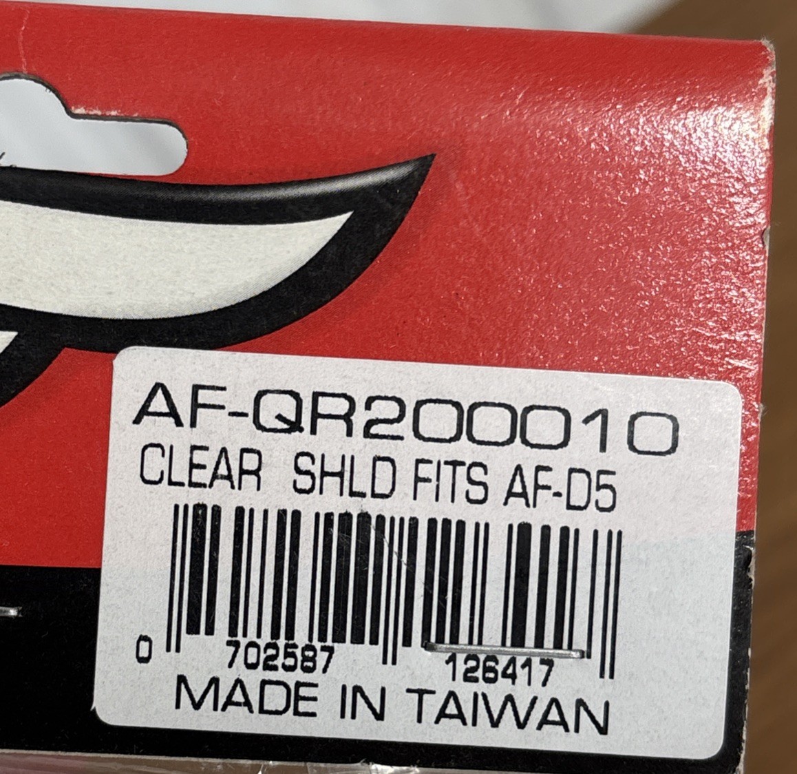 NOS Fulmer Motorcycle Helmet CLEAR Face Shield Fits AF-D5 AF-QR200010