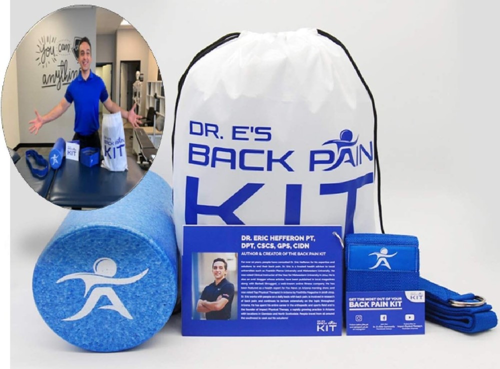 Dr. E'S Home Foam Roller Bundle for Back Pain Relief - Back Pain Kit