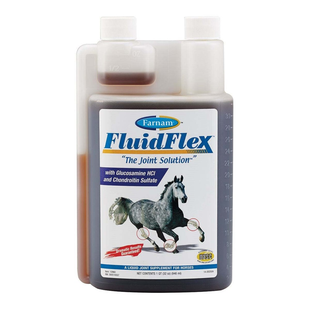 New! FLUID FLEX The Joint Solution 32 oz. A Liquid joint supplement for horses