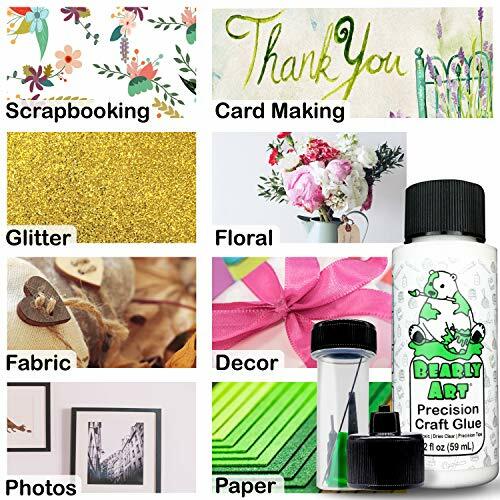 Flexible Strong Hold Craft Glue w/ Multiple Size Tips (2oz)