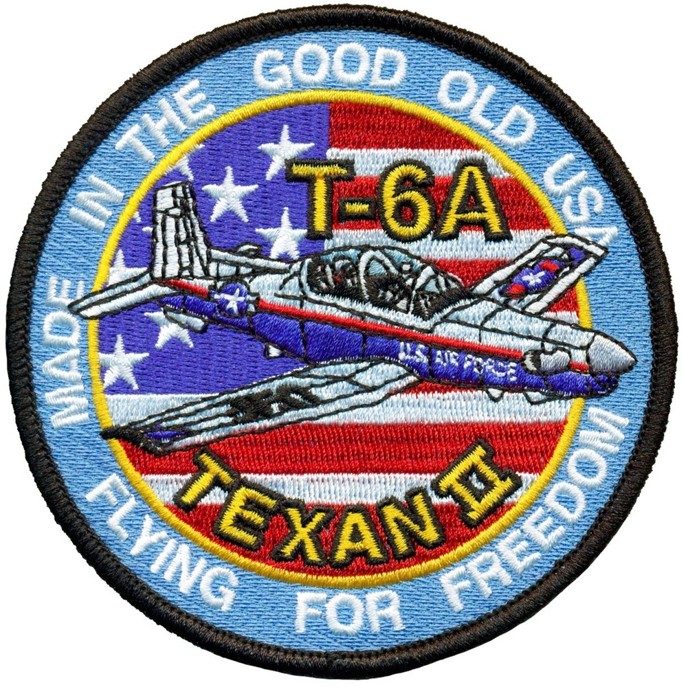 USAF BEECHCRAFT T-6 TEXAN II USA PATCH