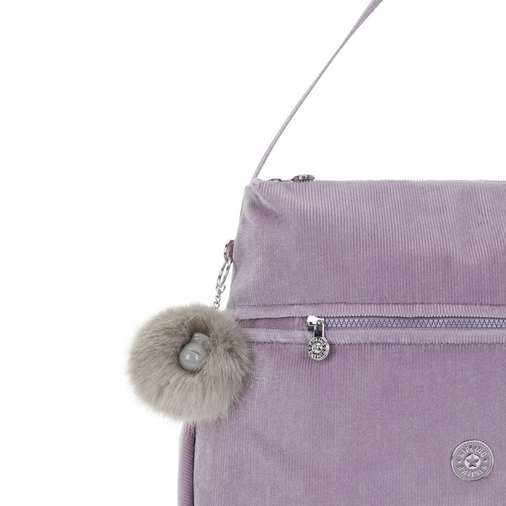 Kipling Neville Corduroy Shoulder Bag