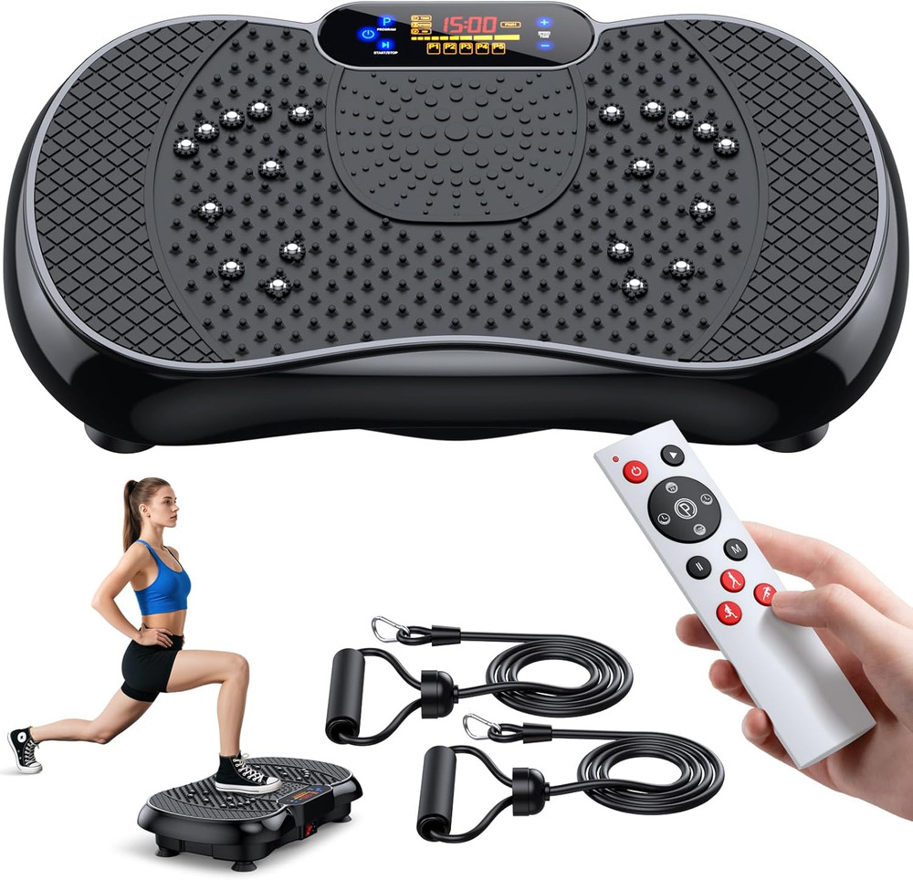 Vibration Plate Exercise Machine 2025 Upgraded Vibrating Plate for Lymphatic Dra