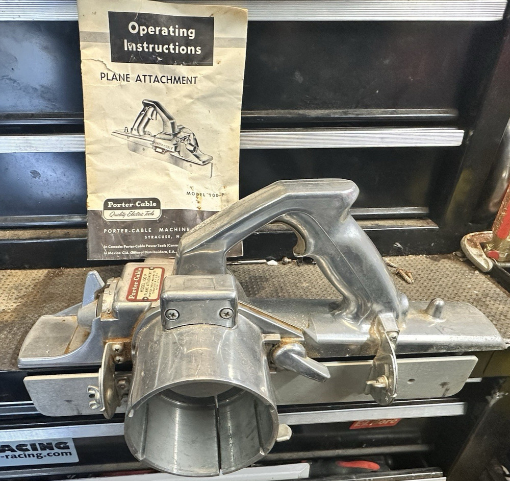 Porter Cable Model 100-P Plane Attachment No Motor