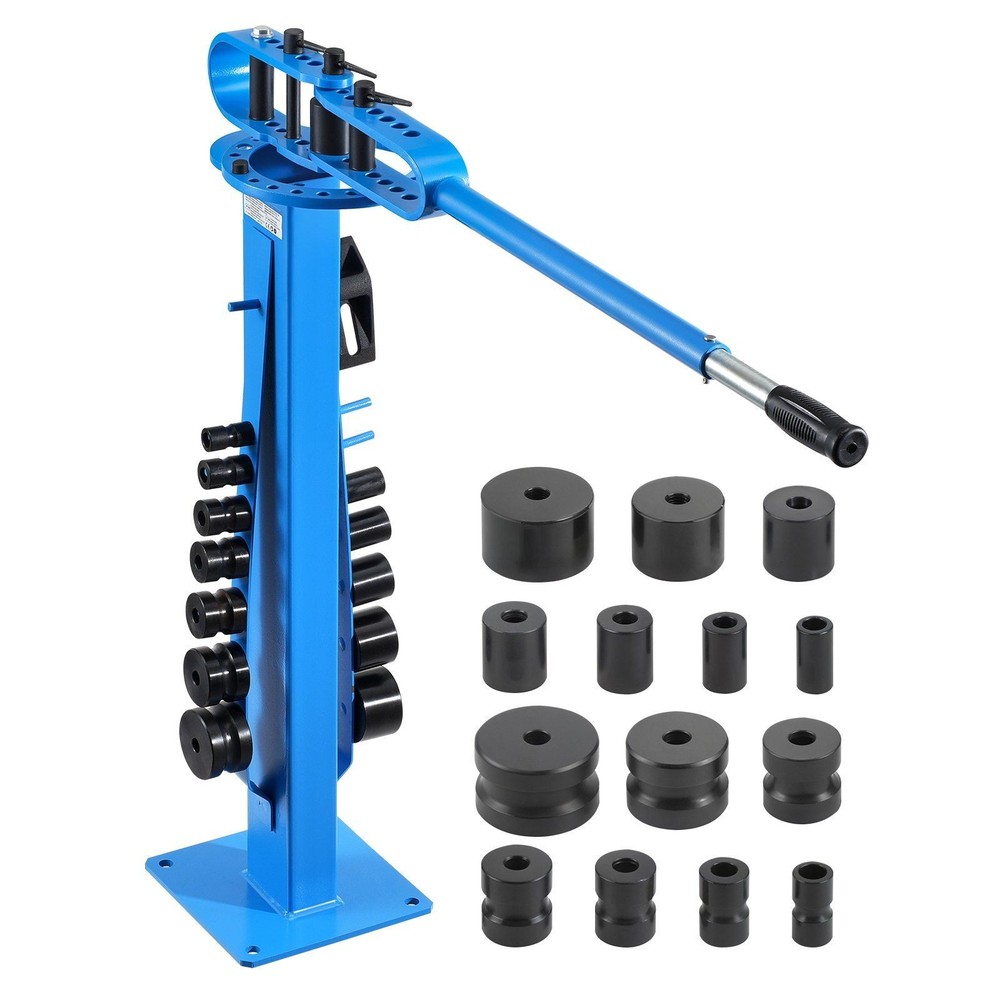 Heavy-Duty 200-Degree Manual Pipe Bender with Complete Die Set