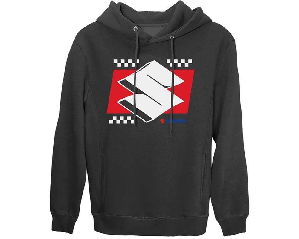 Suzuki Checkered "S" Hoodie Black
