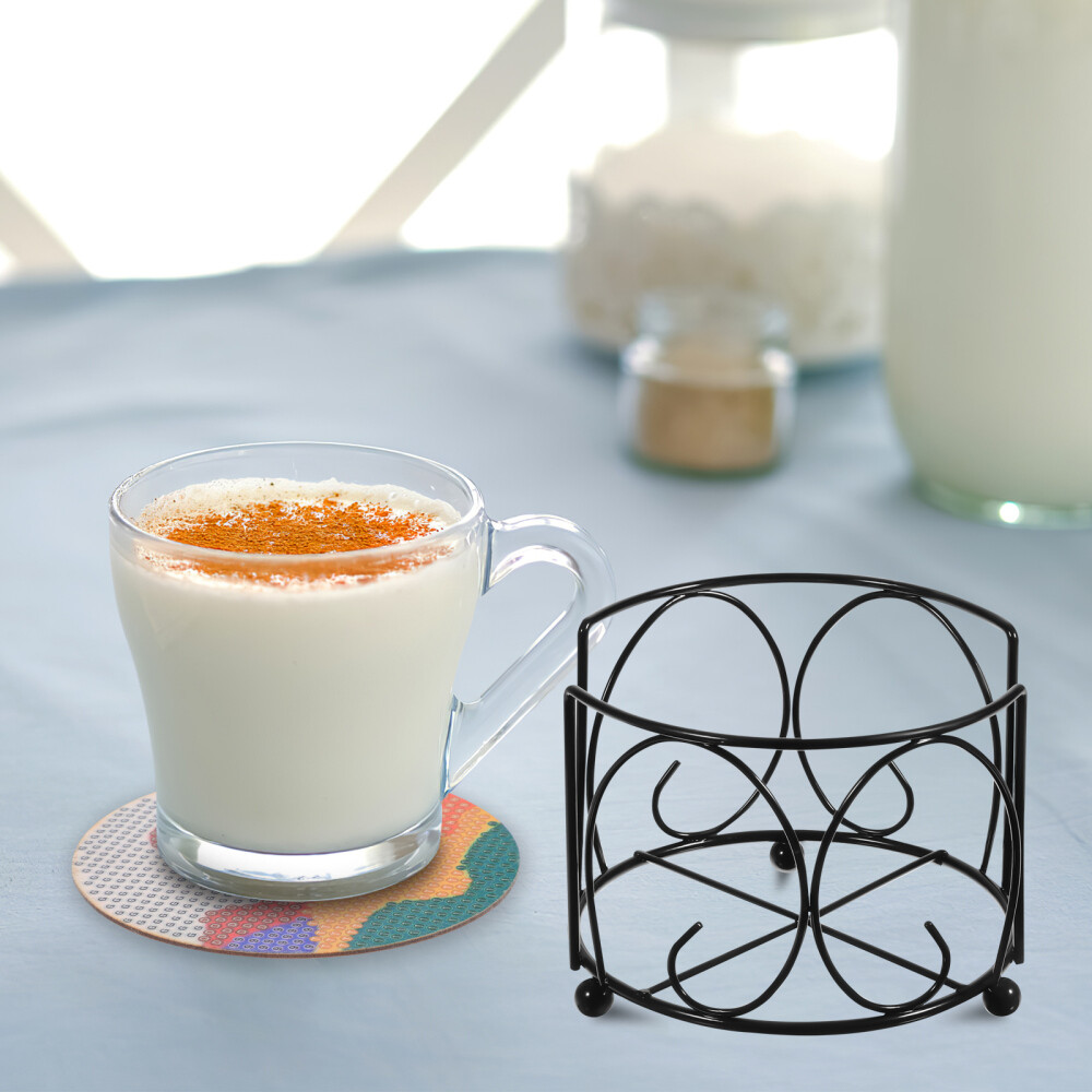 Iron Coaster Holder Iron Frame Coaster Holders Without Coasters Display Stand