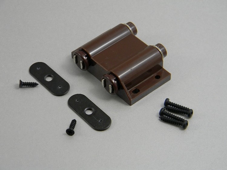 Double Magnetic  Touch Catch Brown