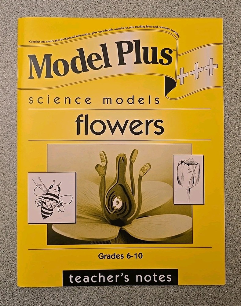 Model Plus Science Models Flowers Classroom Foam Model with Teacher's Notes