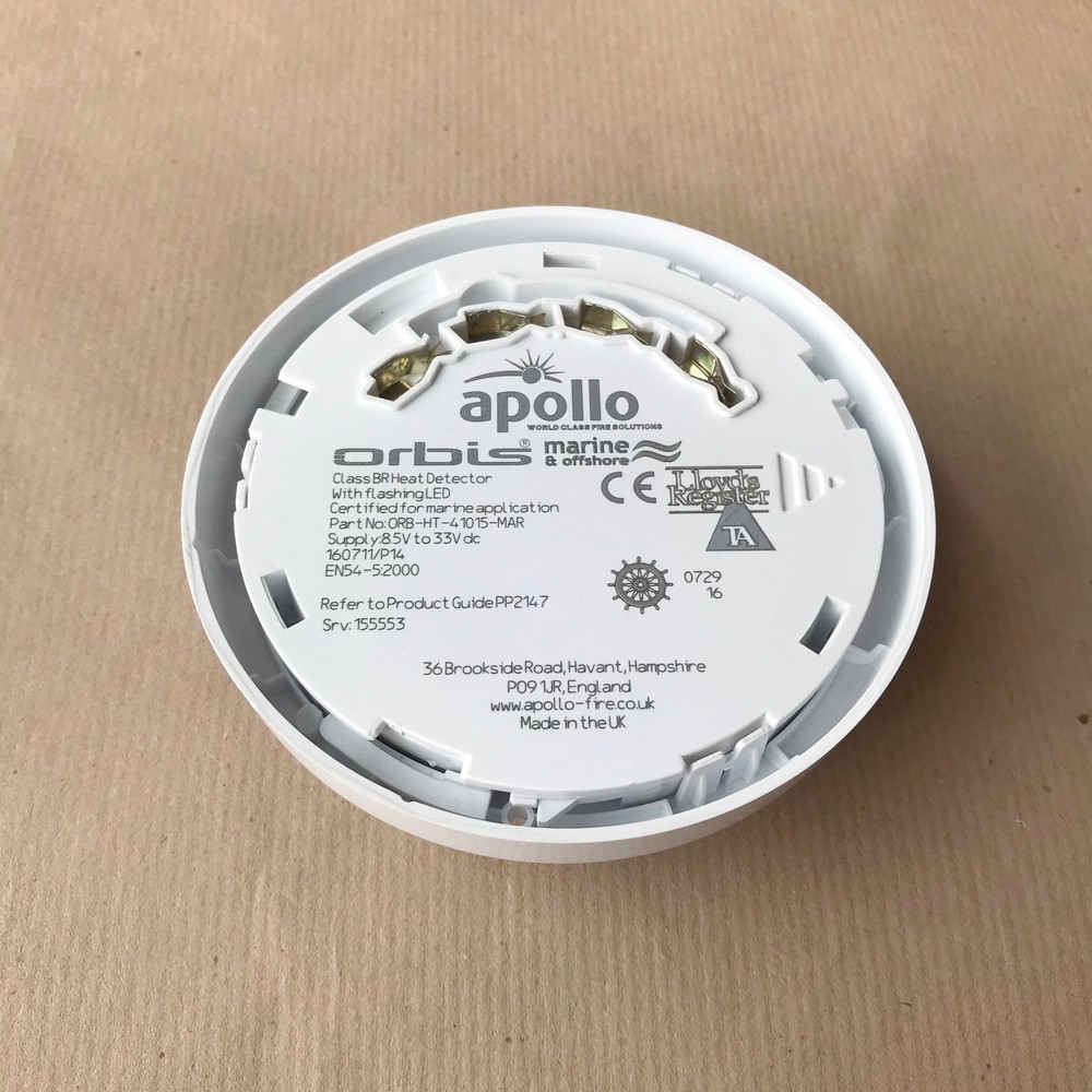 APOLLO ORB-HT-41015-MAR HEAT DETECTOR CLASS BR