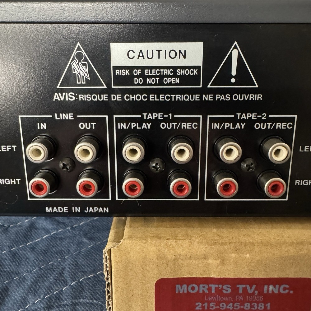 BSR EQ-3000 10-BAND STEREO FREQUENCY EQUALIZER / SPECTRUM ANALYZER - SERVICED