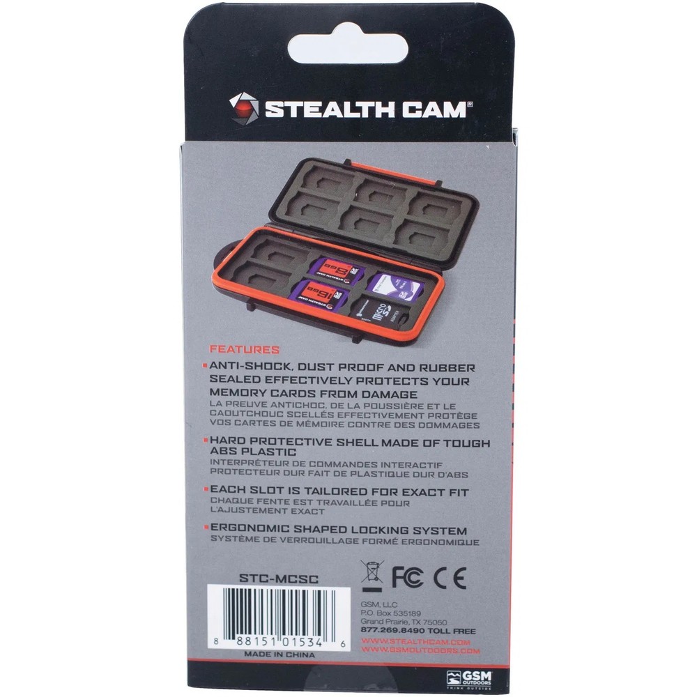 Stealth Cam STC-MCSC Memory Card Storage Case