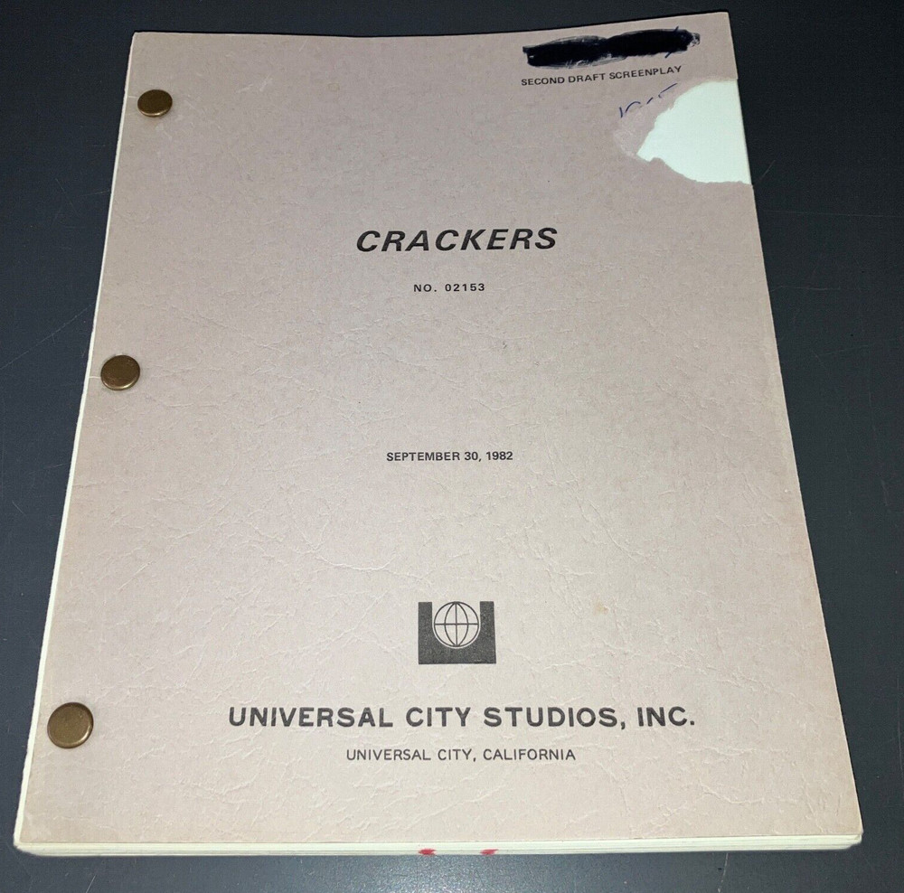 CRACKERS (9/30/82) Louis Malle Second Draft Production Script + COA!