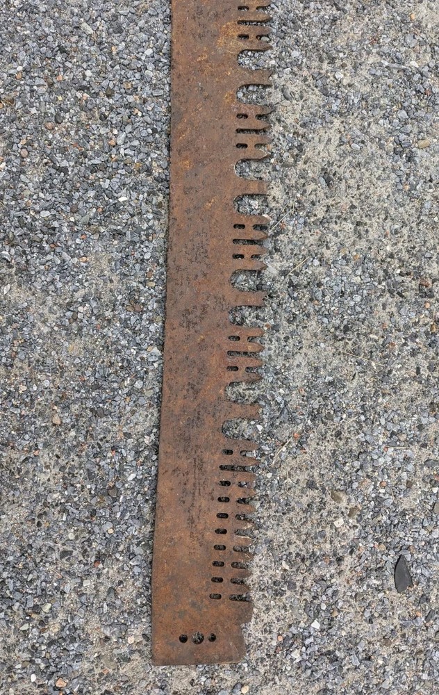 Antique 54.5" 2 Person Saw Missing One Handle