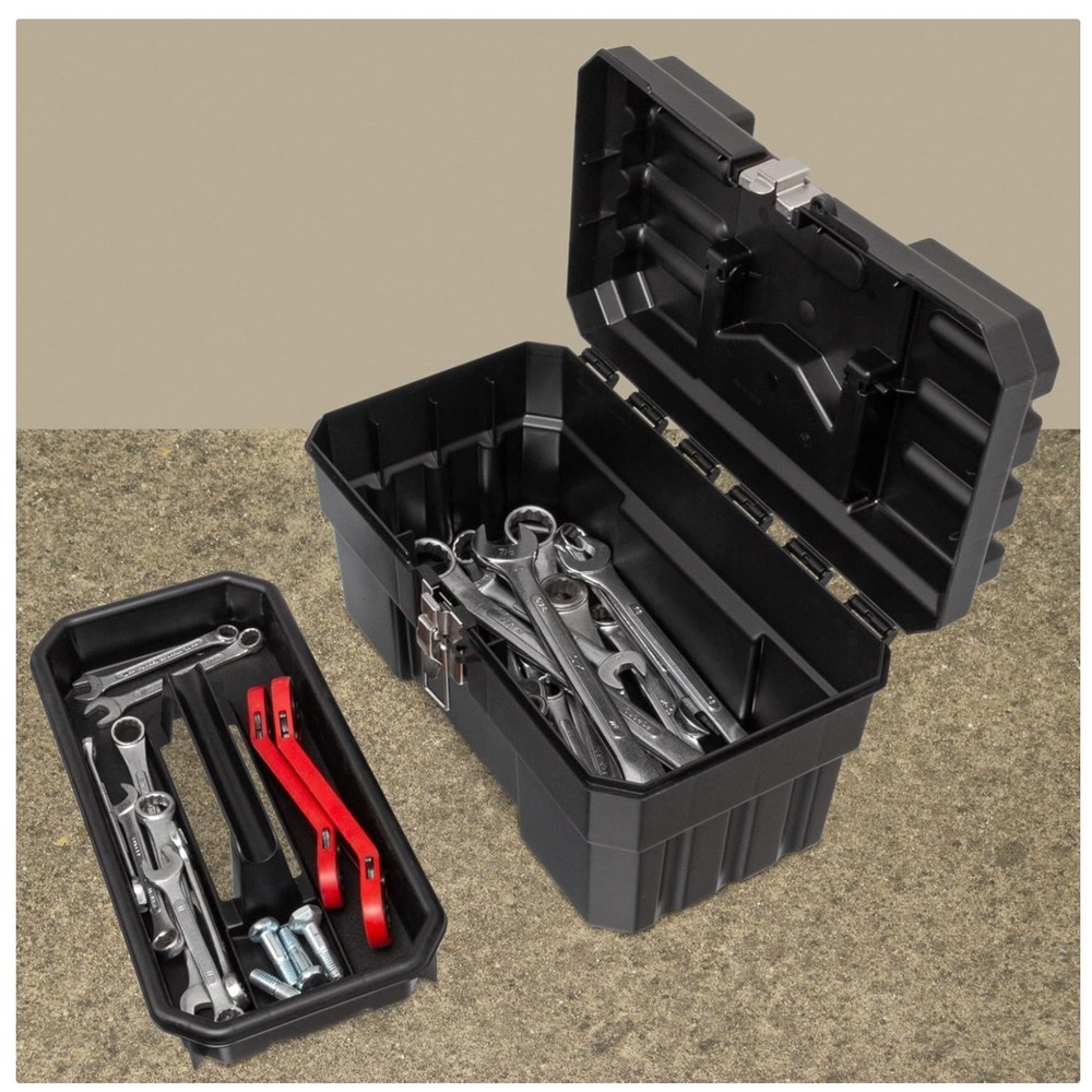Handy 14" Toolbox with Removable Tray