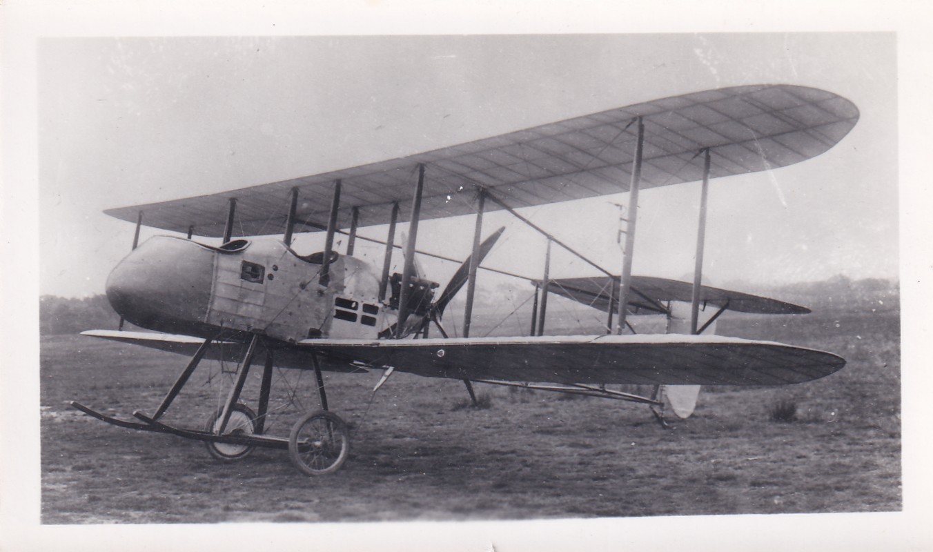 Vintage 1940's Aeroplane Photo Supply WWI BRITISH Fe.2 BIPLANE NIGHT BOMBER 450