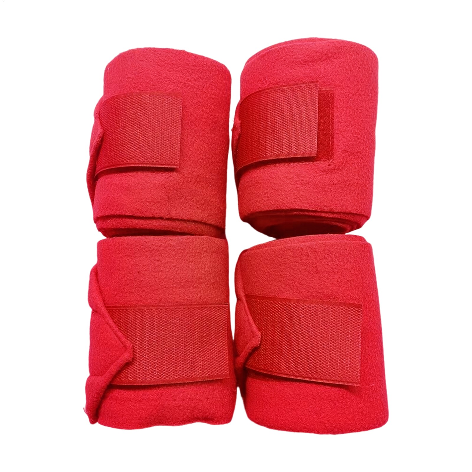 4x Horse Leg Wraps Leg Guards Leggings Horse Fleece Leg Wraps for Training
