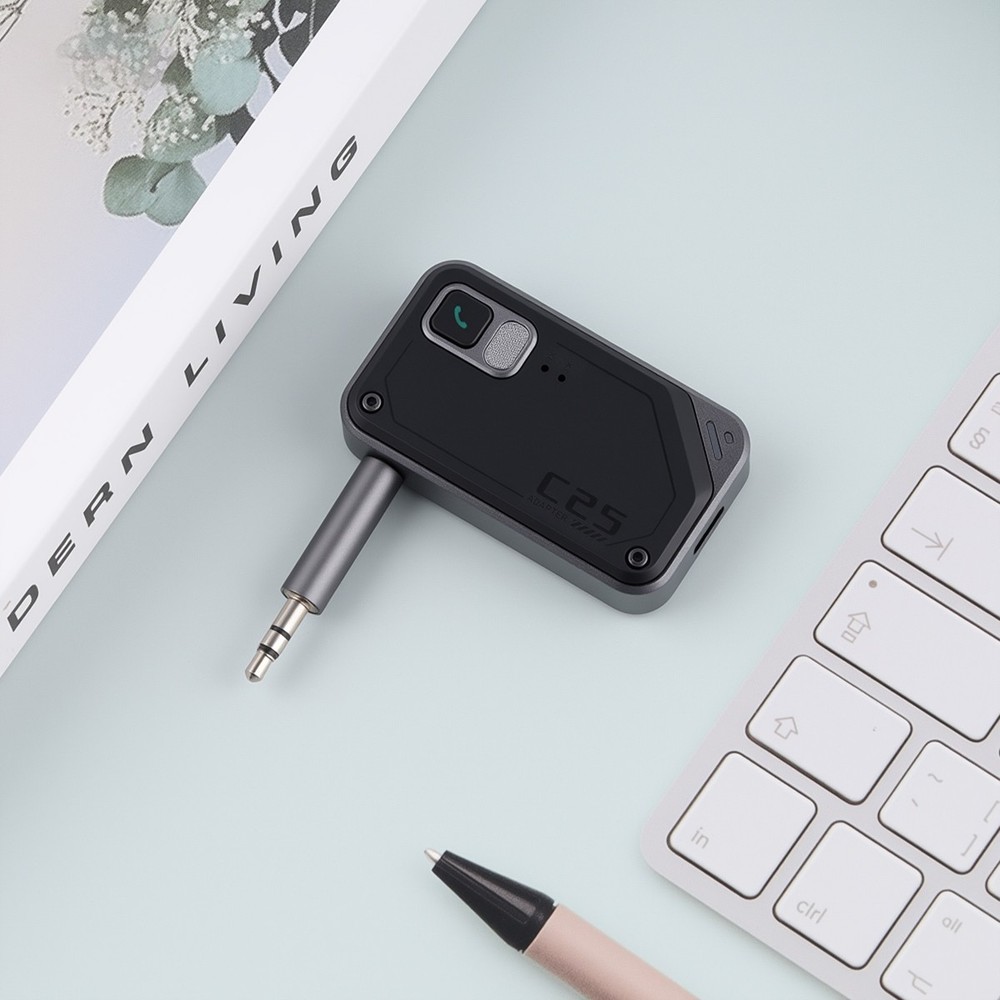 2in1 Bluetooth 5.3 Transmitter Receiver Car Wireless Audio Adapter USB 3.5mm Aux