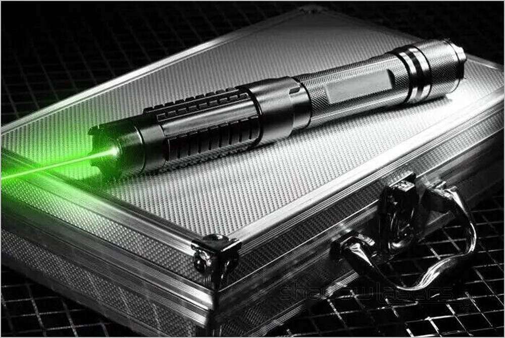 Adjustable Focus 520nm Laser Pointer Flashlight Visidle Beam Laser+Case US