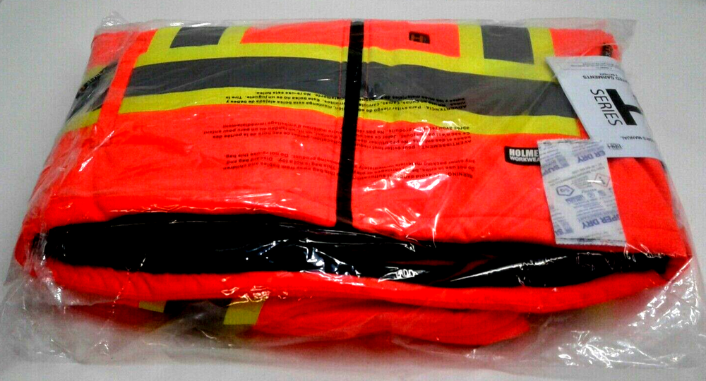 Holmes Workwear 116516MHORHT (M)) Heated Series SoftShell Jacket Orange Medium
